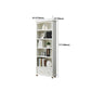 Scandinavian Wood Bookshelf Home Office Closed Back Bookcase Clearhalo 'Bookcases' 'furn' 'furn_bookcases' 'Furniture' 'Office Furniture' 5390202