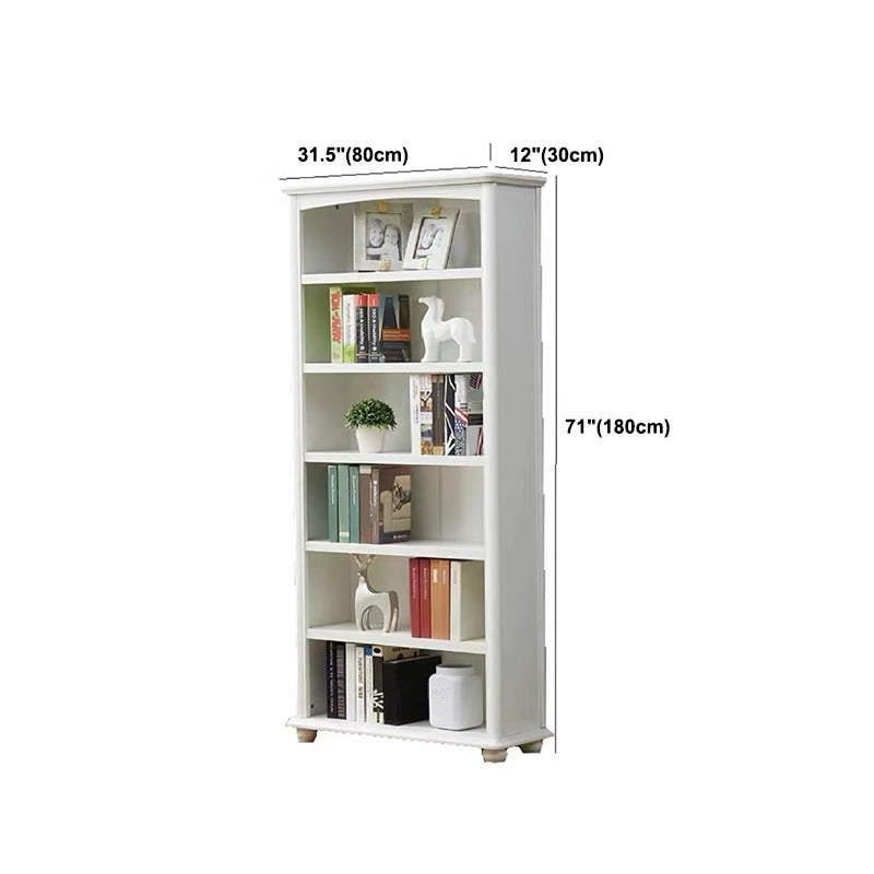 Scandinavian Wood Bookshelf Home Office Closed Back Bookcase Clearhalo 'Bookcases' 'furn' 'furn_bookcases' 'Furniture' 'Office Furniture' 5390205