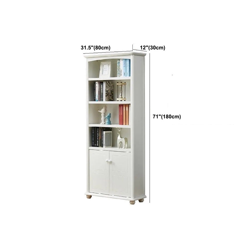 Scandinavian Wood Bookshelf Home Office Closed Back Bookcase Clearhalo 'Bookcases' 'furn' 'furn_bookcases' 'Furniture' 'Office Furniture' 5390210