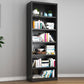 Modern Iron Bookcase, Geometric Bookshelf for Any Room, 13" W 25.6"L x 13"W x 70.9"H Black Clearhalo 'Bookcases' 'furn' 'furn_bookcases' 'Furniture' 'Office Furniture' 5390212