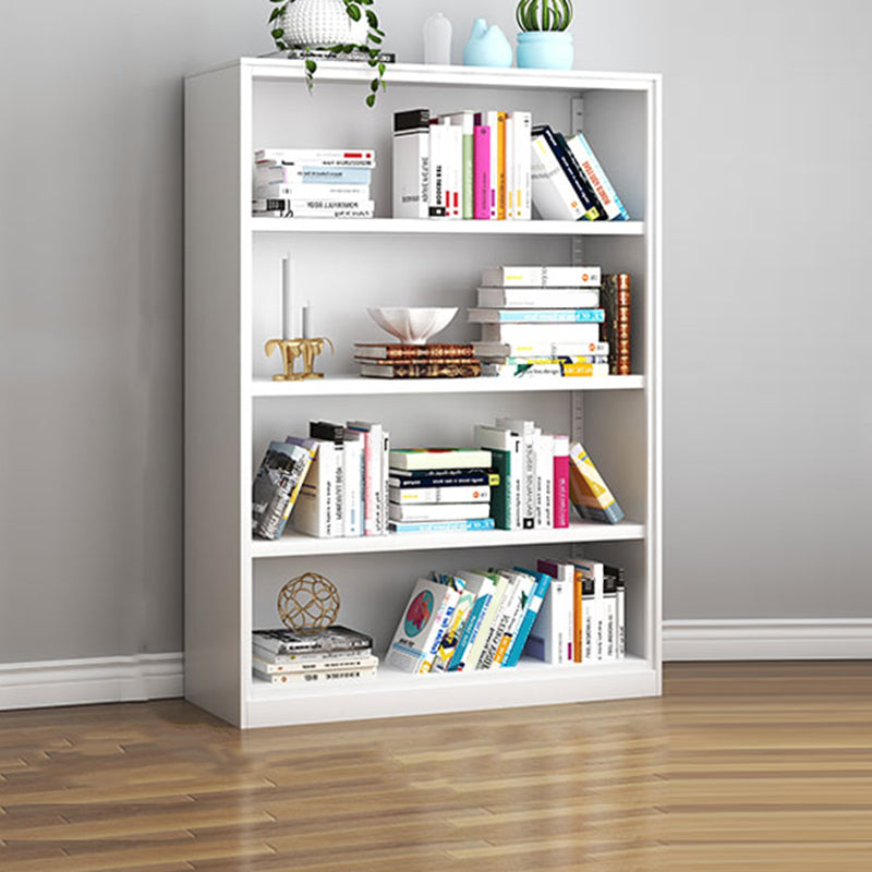 Modern Iron Bookcase, Geometric Bookshelf for Any Room, 13" W 33.5"L x 13"W x 46.9"H White Clearhalo 'Bookcases' 'furn' 'furn_bookcases' 'Furniture' 'Office Furniture' 5390223