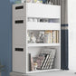 Modern Style Wood Bookshelf Closed Back Bookcase for Home Office