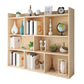 Modern gesloten back houten boek plank natuurlijk 8 "w thuis boekenkast