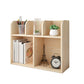 Modern Closed Back Wood Book Shelf Natural 8"W Home Bookcase