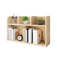 Modern Closed Back Wood Book Shelf Natural 8"W Home Bookcase