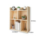 Modern Closed Back Wood Book Shelf Natural 8"W Home Bookcase