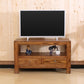 Contemporary Style TV Stand Elm Wood TV Cabinet with Drawers