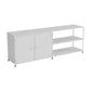 12.99 "W TV Stand Open Storage Industrial Style Console