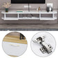 Contemporary Style TV Stand Faux Wood Wall-mounted TV Cabinet with 2 Doors Clearhalo 'furn' 'furn_tv_stands_entertainment_centers' 'Furniture' 'Living Room Furniture' 'TV Stands & Entertainment Centers' 'TV Stands & Media Storage Furniture' 'tv_stands_entertainment_centers' 5390488