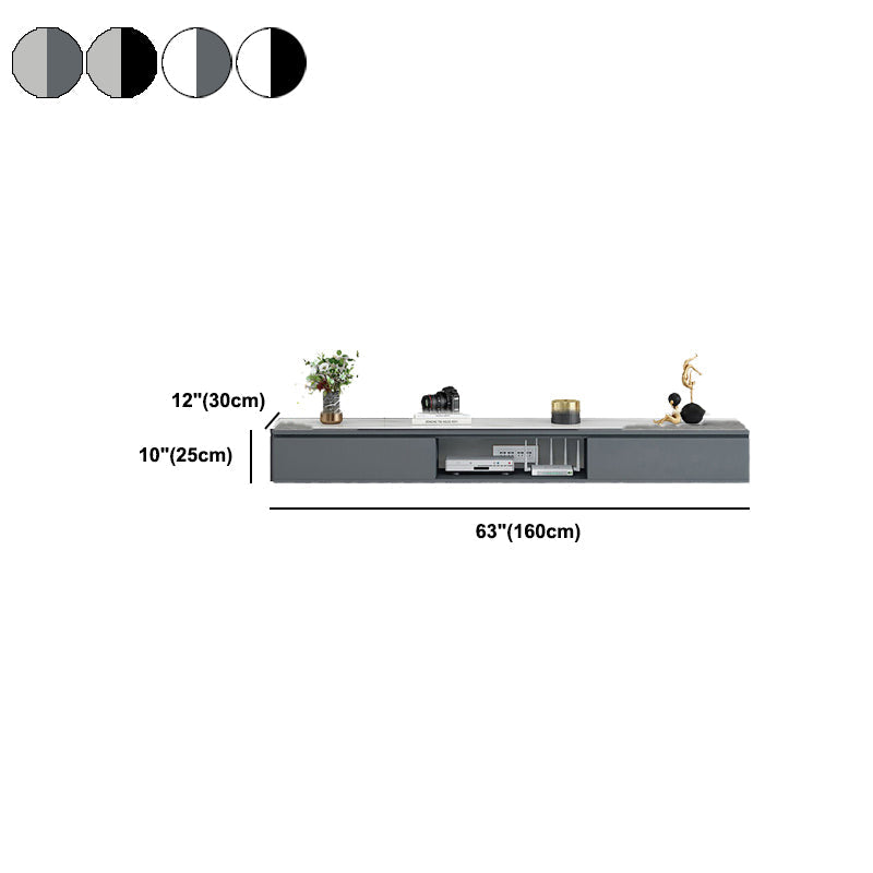 Contemporary Style TV Stand Wall-mounted Enclosed Storage TV Console Clearhalo 'furn' 'furn_tv_stands_entertainment_centers' 'Furniture' 'Living Room Furniture' 'TV Stands & Entertainment Centers' 'TV Stands & Media Storage Furniture' 'tv_stands_entertainment_centers' 5390570