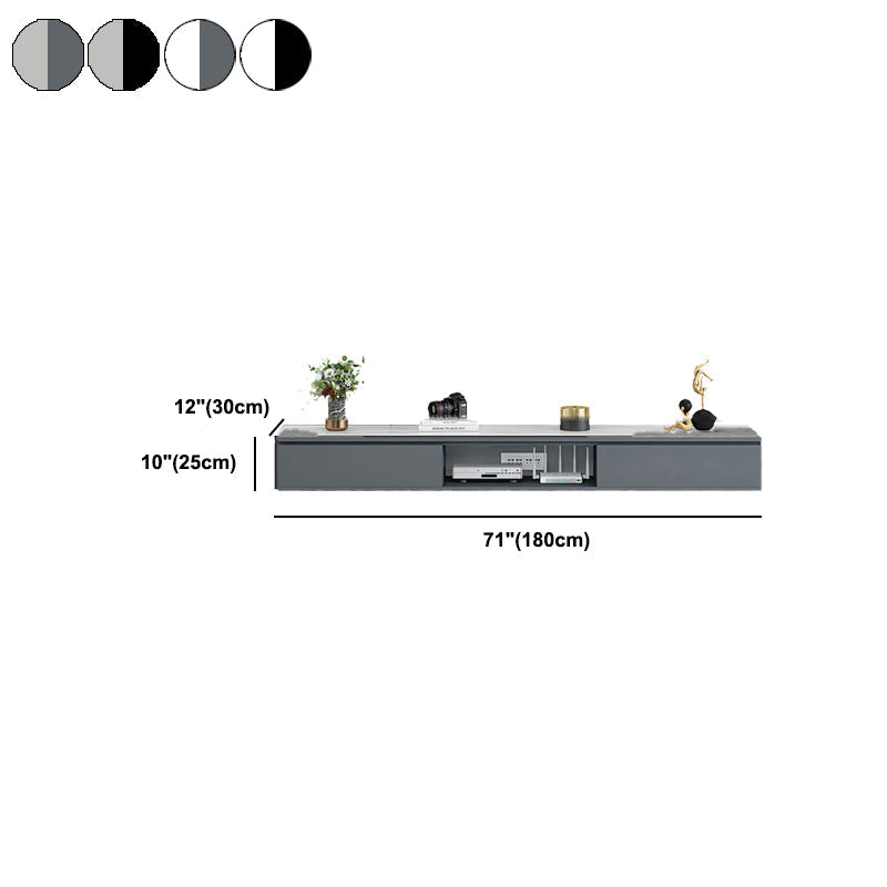 Contemporary Style TV Stand Wall-mounted Enclosed Storage TV Console Clearhalo 'furn' 'furn_tv_stands_entertainment_centers' 'Furniture' 'Living Room Furniture' 'TV Stands & Entertainment Centers' 'TV Stands & Media Storage Furniture' 'tv_stands_entertainment_centers' 5390572