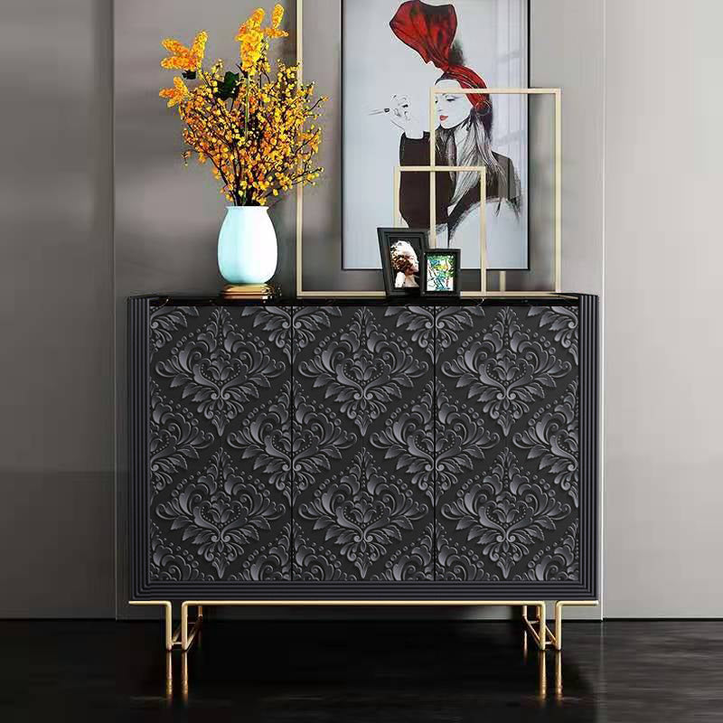 33.86"H Sideboard Glam Style Dining Server for Kitchen and Living Room Clearhalo 'buffet_sideboard' 'Buffets & Sideboards' 'furn' 'furn_buffet_sideboard' 'Furniture' 'Kitchen & Dining Furniture' 5390638