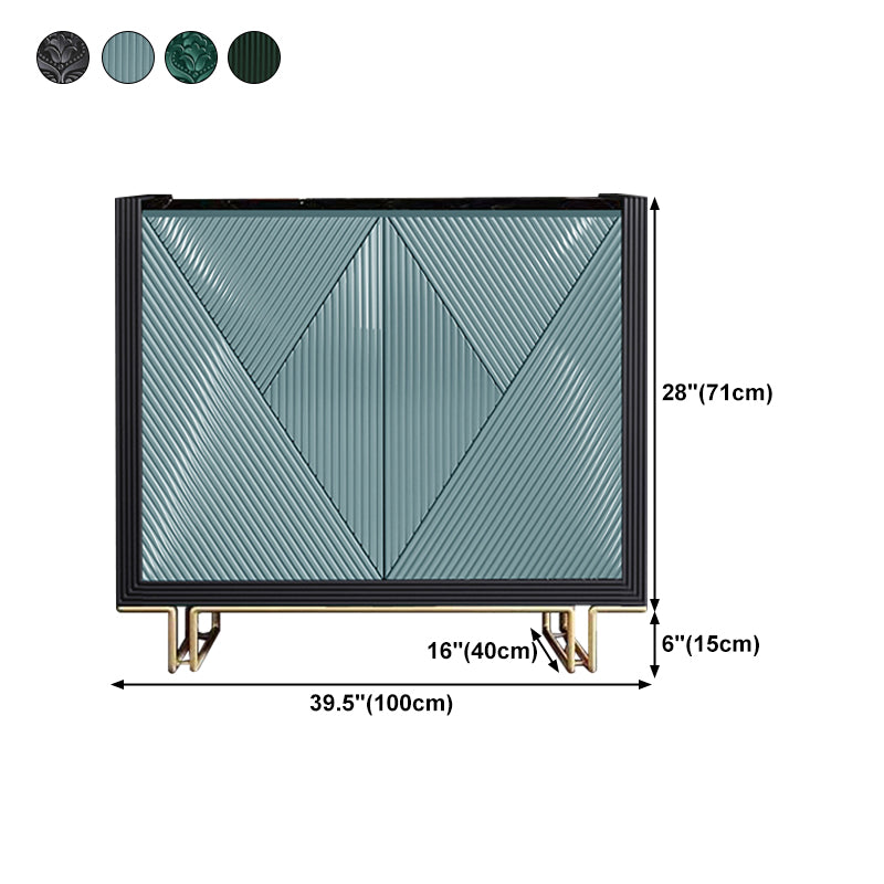 33.86"H Sideboard Glam Style Dining Server for Kitchen and Living Room Clearhalo 'buffet_sideboard' 'Buffets & Sideboards' 'furn' 'furn_buffet_sideboard' 'Furniture' 'Kitchen & Dining Furniture' 5390648