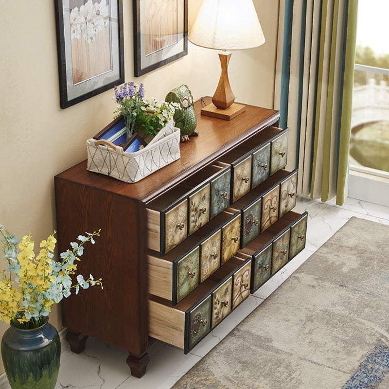 American Retro Storage Chest Solid Wood Storage Chest Dresser for Bedroom Clearhalo 'Bedroom Furniture' 'Dressers & Chests' 'dressers_chests' 'furn' 'furn_dressers_chests' 'Furniture' 5390653