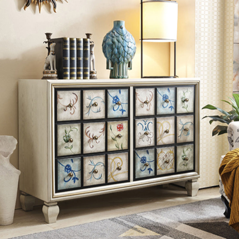 American Retro Storage Chest Solid Wood Storage Chest Dresser for Bedroom Clearhalo 'Bedroom Furniture' 'Dressers & Chests' 'dressers_chests' 'furn' 'furn_dressers_chests' 'Furniture' 5390656