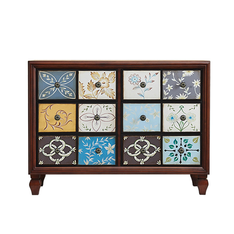 American Retro Storage Chest Solid Wood Storage Chest Dresser for Bedroom 47"L x 17"W x 35"H Light Heather Gray Clearhalo 'Bedroom Furniture' 'Dressers & Chests' 'dressers_chests' 'furn' 'furn_dressers_chests' 'Furniture' 5390673