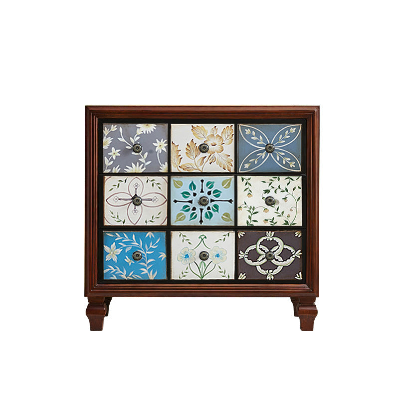 American Retro Storage Chest Solid Wood Storage Chest Dresser for Bedroom 35"L x 16.5"W x 35"H Light Heather Gray Clearhalo 'Bedroom Furniture' 'Dressers & Chests' 'dressers_chests' 'furn' 'furn_dressers_chests' 'Furniture' 5390679