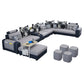 Contemporary 6-seater Modular Sectional with Storage for Living Room