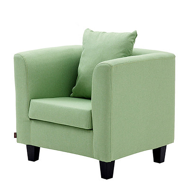 Linen Chair 25.5" L x 24"W x 23.6 "H Arms Included Chair for Living Room Light Green Clearhalo 'Accent Chairs' 'accent_chairs' 'Chairs & Seating' 'furn' 'furn_accent_chairs' 'Furniture' 'Living Room Furniture' 5390984