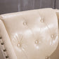 Arm Chair 27.55" L x 27.55" W x 33.46" H Sloped Arms Accent Armchair with Nailhead Trim Clearhalo 'Accent Chairs' 'accent_chairs' 'Chairs & Seating' 'furn' 'furn_accent_chairs' 'Furniture' 'Living Room Furniture' 5391065