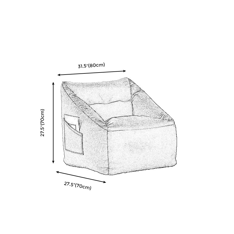 31.49" W x 27.55" D x 27.55" H Bonded Leather Accent Room Chair with Tight Back Clearhalo 'Accent Chairs' 'accent_chairs' 'Chairs & Seating' 'furn' 'furn_accent_chairs' 'Furniture' 'Living Room Furniture' 5391122