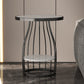 Modern Style Cocktail Table Marble Table Metal Base Round Coffee Table