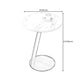 Modern Style Cocktail Table Rock Tabletop Ironwork Table Foot Round Coffee Table