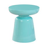 Modern Metal Round Side Table 43/60' Tall Pedestal End Table Clearhalo 'Coffee & Accent Tables' 'End & Side Tables' 'end_side_tables' 'furn' 'furn_end_side_tables' 'Furniture' 'Living Room Furniture' 5391692