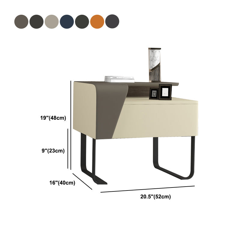 Gabinete de trineo de trineo de madera moderno de 19 "de altura de 19"