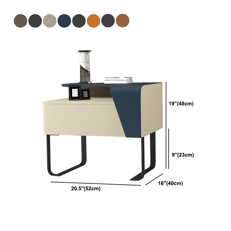 Gabinete de trineo de trineo de madera moderno de 19 "de altura de 19"
