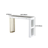 Tavolo da pranzo accento in pietra e metallo