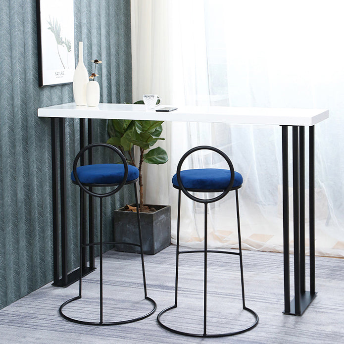 Tavolo da vino da bar in slitta industriale rettangolo interno in legno massiccio tavolino