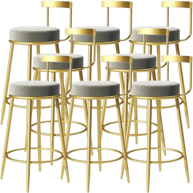 Tabouret de comptoir sans arme glamour