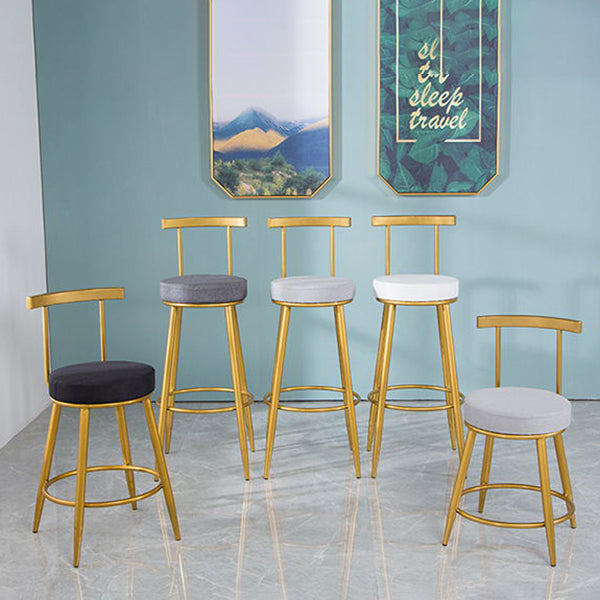 Tabouret de comptoir sans arme glamour