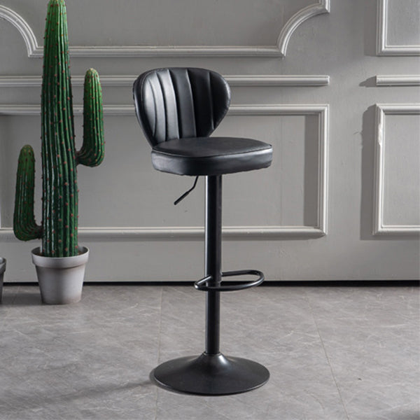 Modern Style Liftable Bar-stool Metal Counter Bar Stool with Metal Legs for Restaurant Clearhalo 'Bar Furniture' 'Bar Stools' 'bar_stools' 'furn' 'furn_bar_stools' 'Furniture' 'Kitchen & Dining Furniture' 5392963