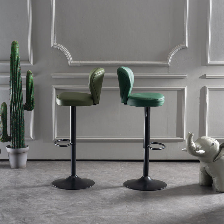 Modern Style Liftable Bar-stool Metal Counter Bar Stool with Metal Legs for Restaurant Clearhalo 'Bar Furniture' 'Bar Stools' 'bar_stools' 'furn' 'furn_bar_stools' 'Furniture' 'Kitchen & Dining Furniture' 5392977