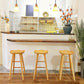 Saddle Seat Footrest Counter Chair Modern Backless Counter Stools in Natural Clearhalo 'Bar Furniture' 'Bar Stools' 'bar_stools' 'furn' 'furn_bar_stools' 'Furniture' 'Kitchen & Dining Furniture' 5393041
