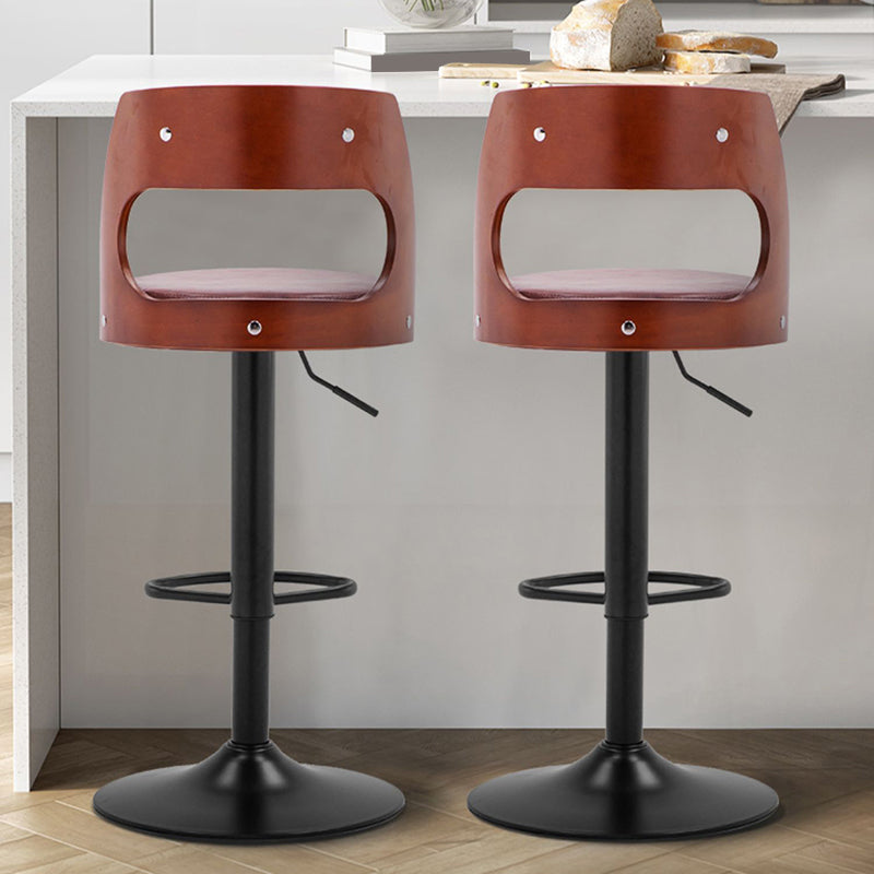 Industrial Style Liftable Bar-stool Metal Counter Bar Stool with Metal Legs for Kitchen Clearhalo 'Bar Furniture' 'Bar Stools' 'bar_stools' 'furn' 'furn_bar_stools' 'Furniture' 'Kitchen & Dining Furniture' 5393063
