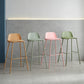 Modern Style Bar-stool Plastic Counter Bar Stool with Metal Legs for Home Clearhalo 'Bar Furniture' 'Bar Stools' 'bar_stools' 'furn' 'furn_bar_stools' 'Furniture' 'Kitchen & Dining Furniture' 5393113
