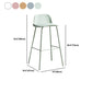 Modern Style Bar-stool Plastic Counter Bar Stool with Metal Legs for Home Clearhalo 'Bar Furniture' 'Bar Stools' 'bar_stools' 'furn' 'furn_bar_stools' 'Furniture' 'Kitchen & Dining Furniture' 5393123
