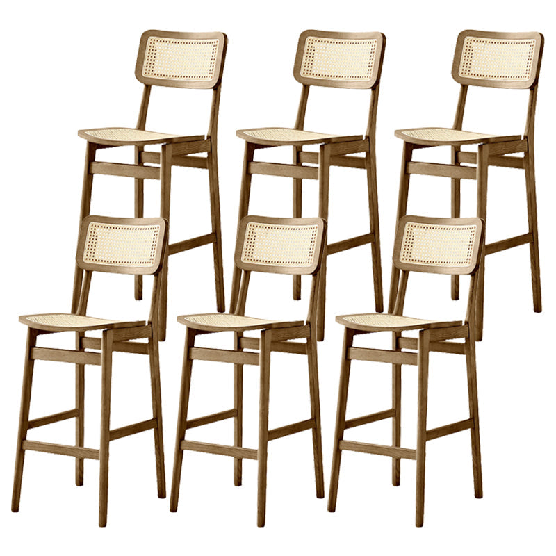 Moderne stijl Bar-Stool houten aanrechtbar kruk met houten benen voor thuis
