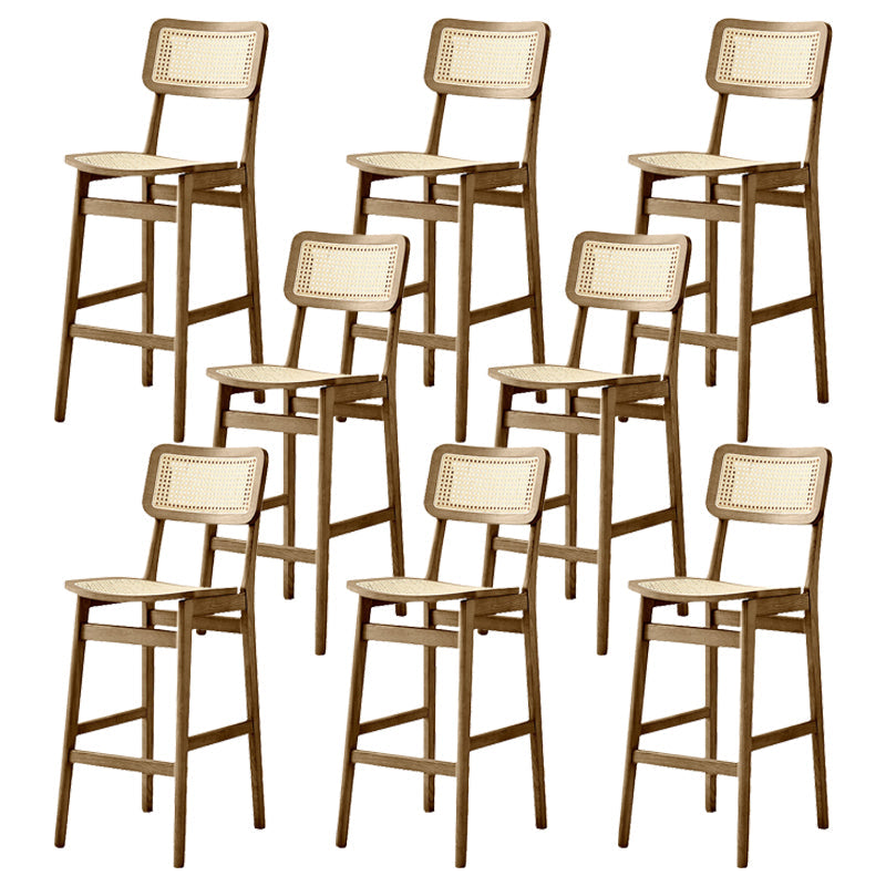 Moderne stijl Bar-Stool houten aanrechtbar kruk met houten benen voor thuis