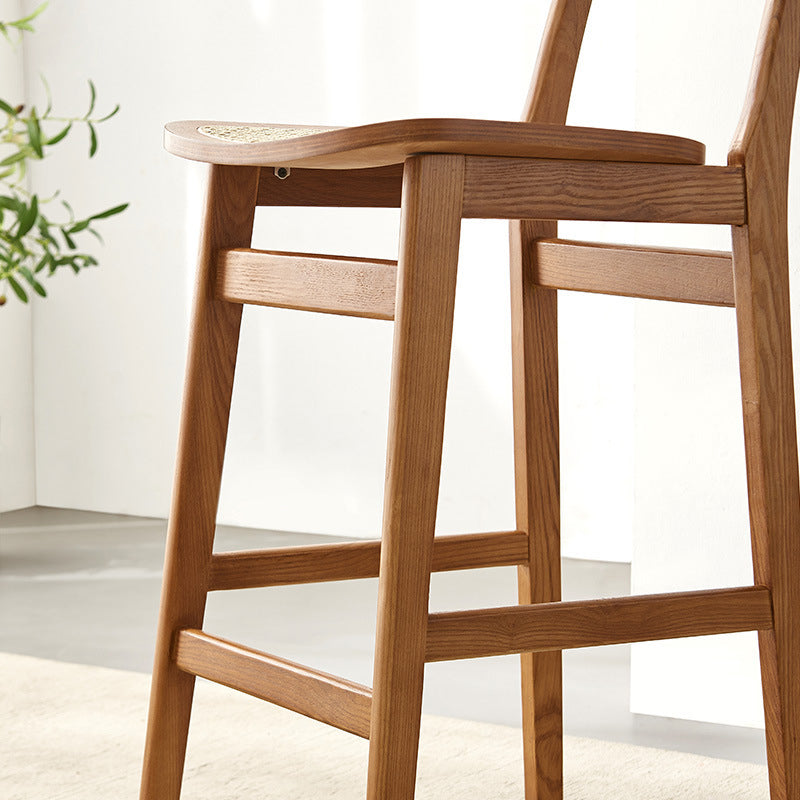 Moderne stijl Bar-Stool houten aanrechtbar kruk met houten benen voor thuis