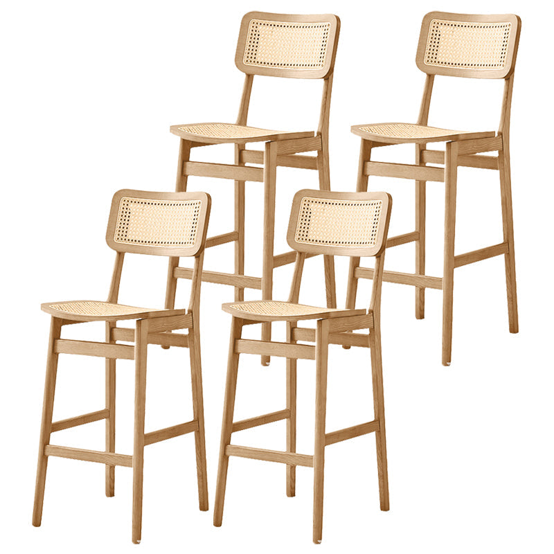 Moderne stijl Bar-Stool houten aanrechtbar kruk met houten benen voor thuis