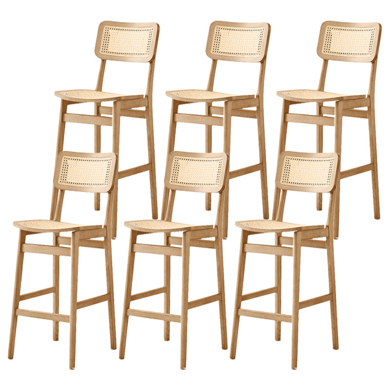 Moderne stijl Bar-Stool houten aanrechtbar kruk met houten benen voor thuis