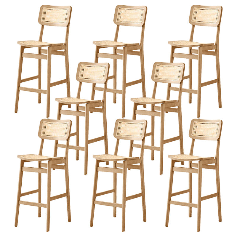 Moderne stijl Bar-Stool houten aanrechtbar kruk met houten benen voor thuis