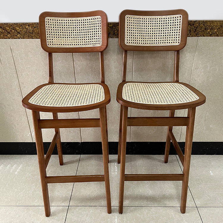 Moderne stijl Bar-Stool houten aanrechtbar kruk met houten benen voor thuis