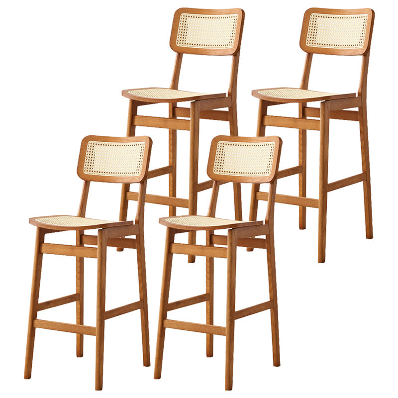 Moderne stijl Bar-Stool houten aanrechtbar kruk met houten benen voor thuis