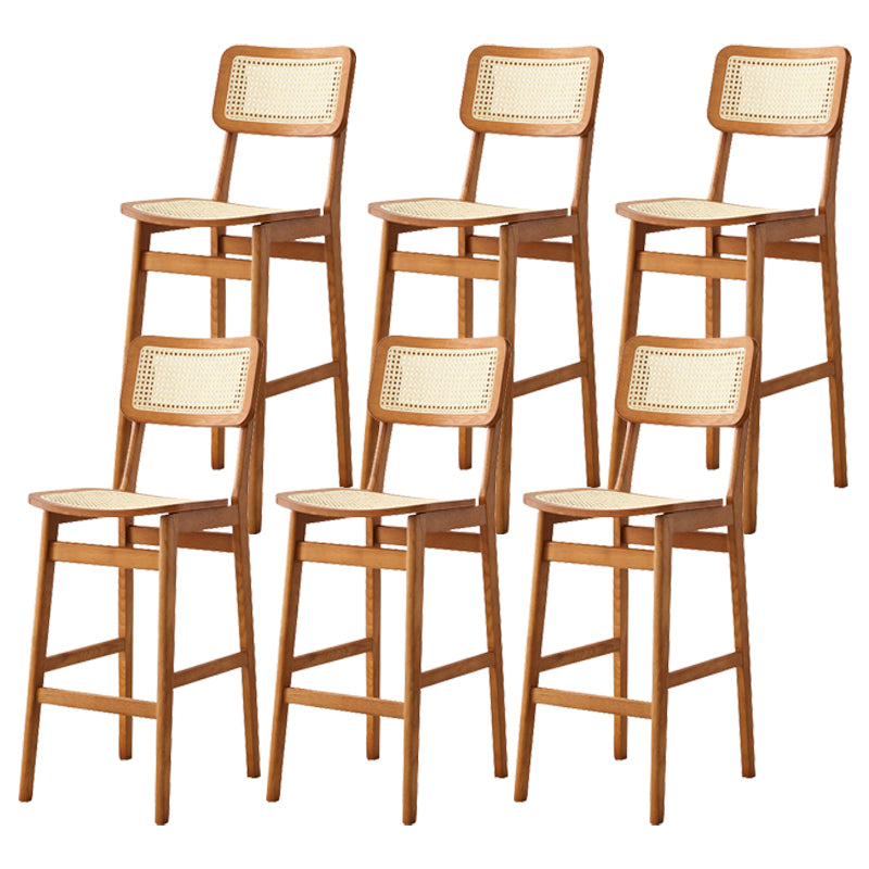 Moderne stijl Bar-Stool houten aanrechtbar kruk met houten benen voor thuis