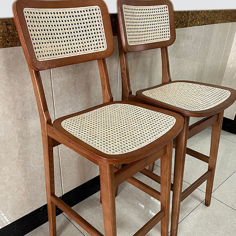 Moderne stijl Bar-Stool houten aanrechtbar kruk met houten benen voor thuis